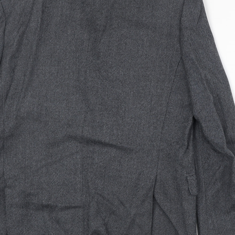 Marks and Spencer Mens Blue Wool Jacket Suit Jacket Size 42 Regular
