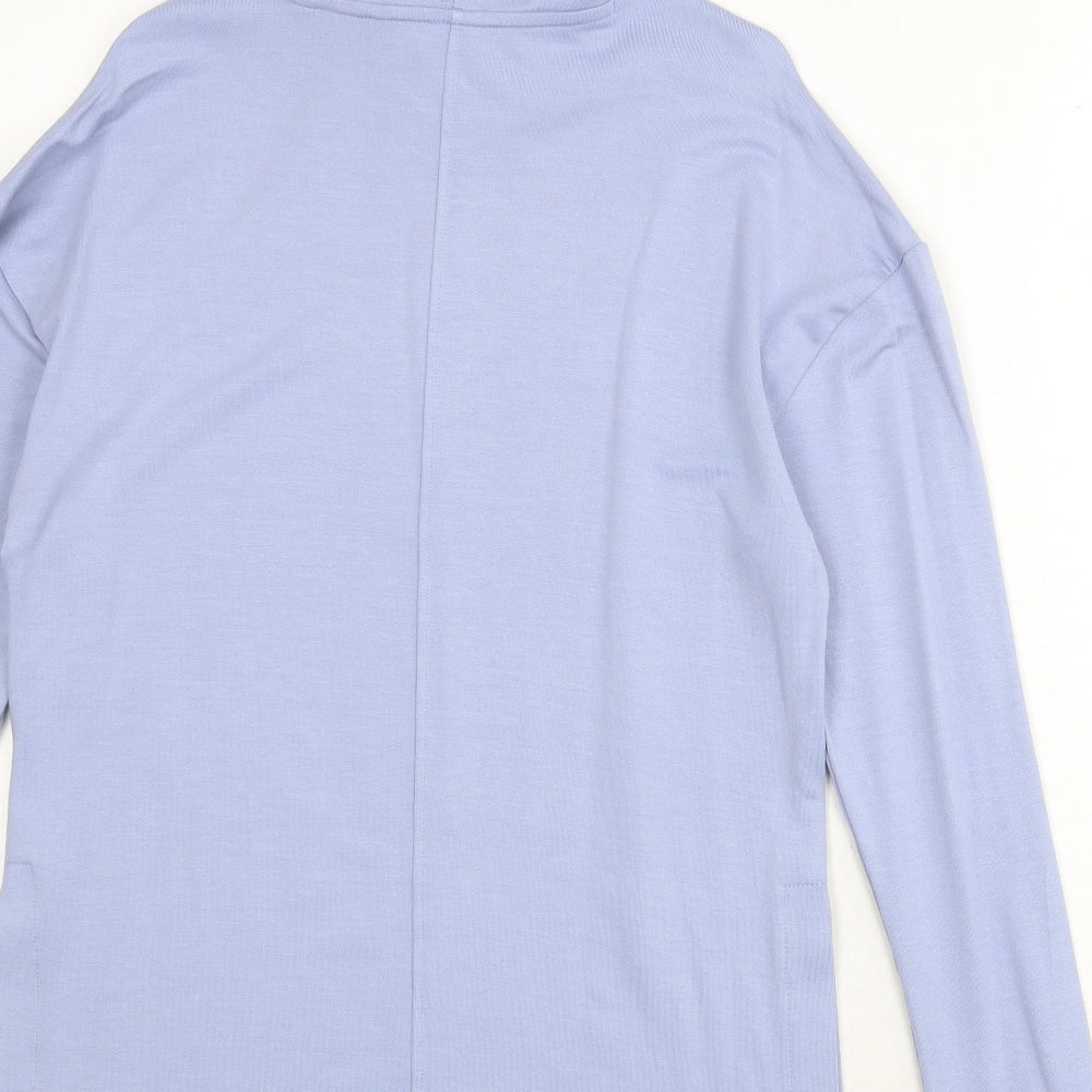 GOODMOVE Womens Blue Modal Pullover Hoodie Size 8 Pullover