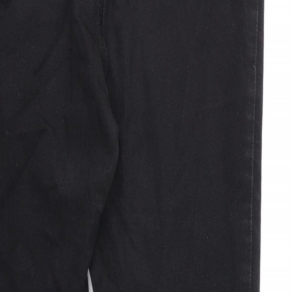 Marks and Spencer Womens Black Cotton Jegging Jeans Size 14 Regular