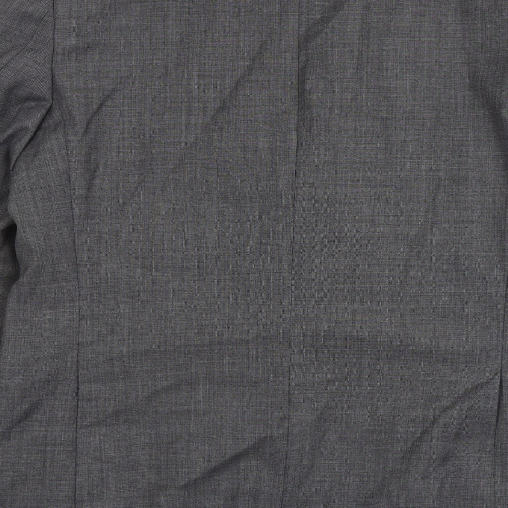 Marks and Spencer Mens Grey Wool Jacket Suit Jacket Size 42 Regular