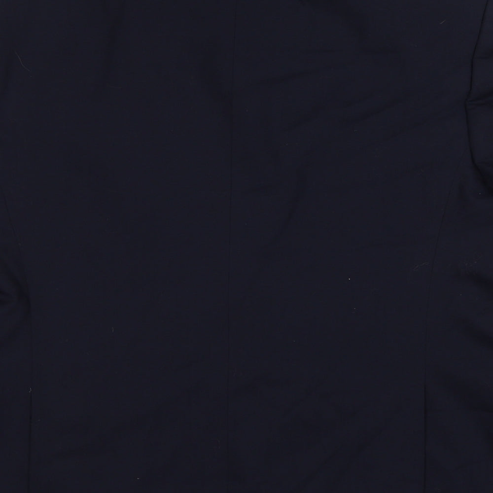 Marks and Spencer Mens Blue Wool Jacket Suit Jacket Size 42 Regular
