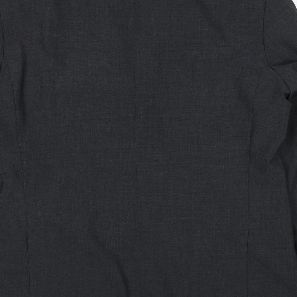 Marks and Spencer Mens Grey Wool Jacket Suit Jacket Size 42 Regular