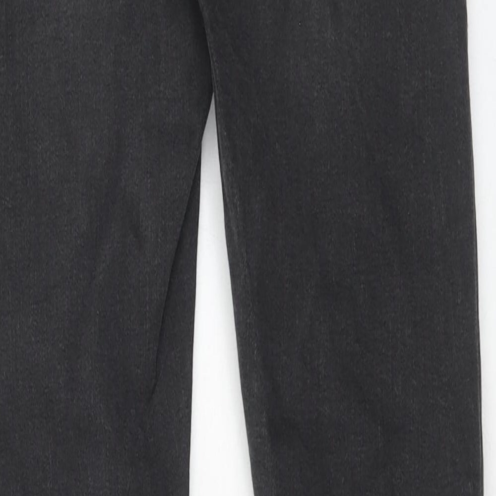 Topman Mens Black Cotton Skinny Jeans Size 30 in Regular Zip