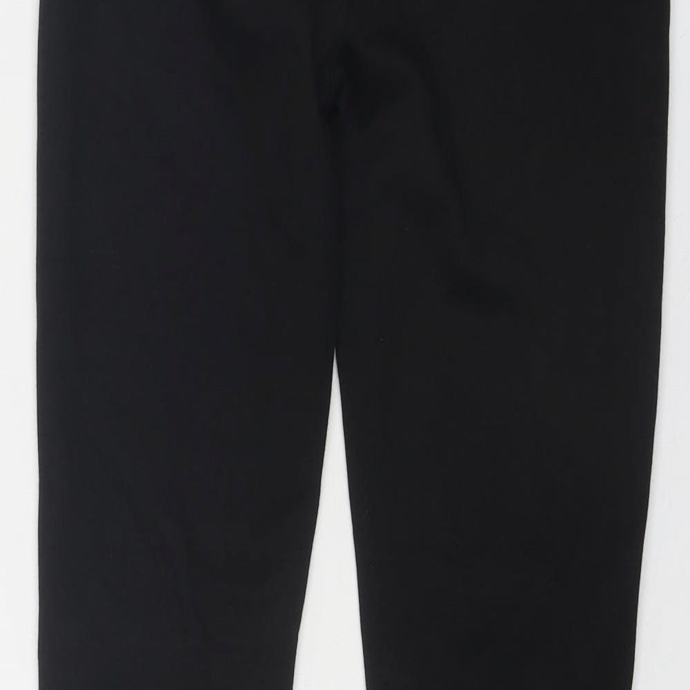 Marks and Spencer Girls Black Cotton Jegging Trousers Size 10-11 Years Regular Pullover