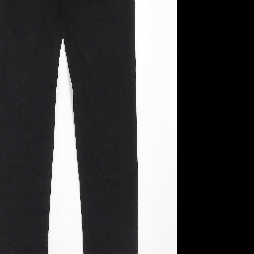H&M Womens Black Cotton Skinny Jeans Size 26 in L32 in Regular Zip