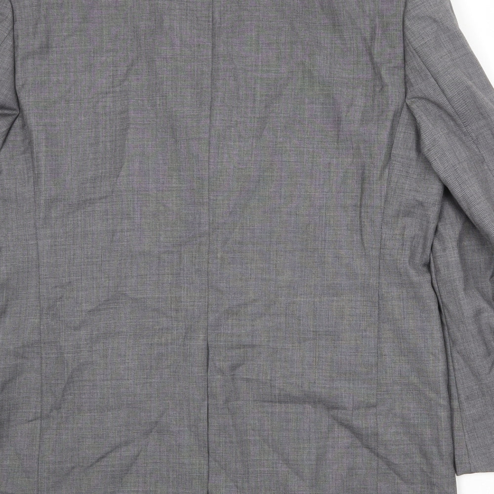 Marks and Spencer Mens Grey Wool Jacket Suit Jacket Size 42 Regular