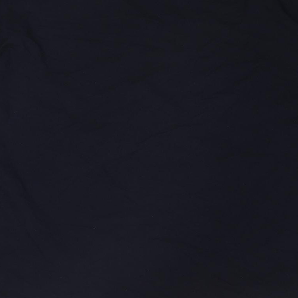 BHS Mens Blue Cotton Polo Size 2XL Collared Button