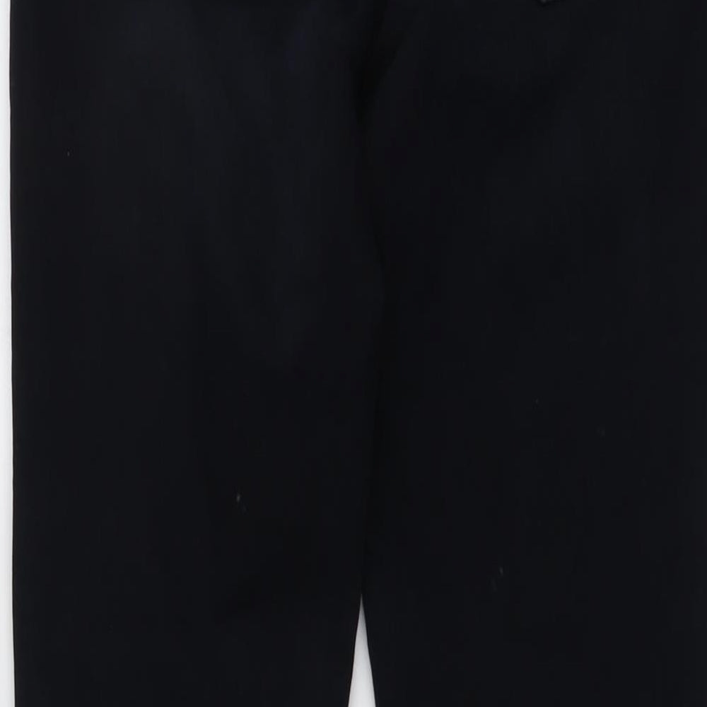 Marks and Spencer Womens Blue Cotton Skinny Jeans Size 12 L27 in Regular Button