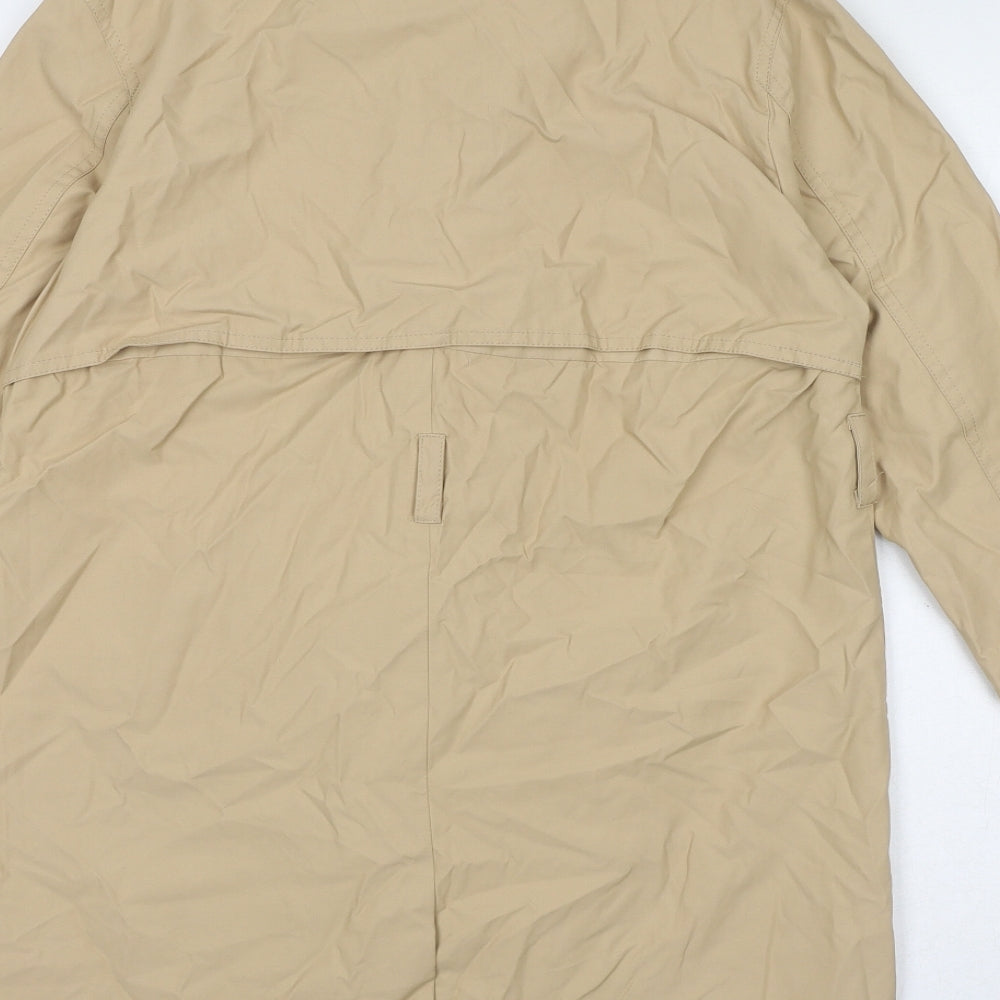 Zara Girls Beige Overcoat Coat Size 11-12 Years Button