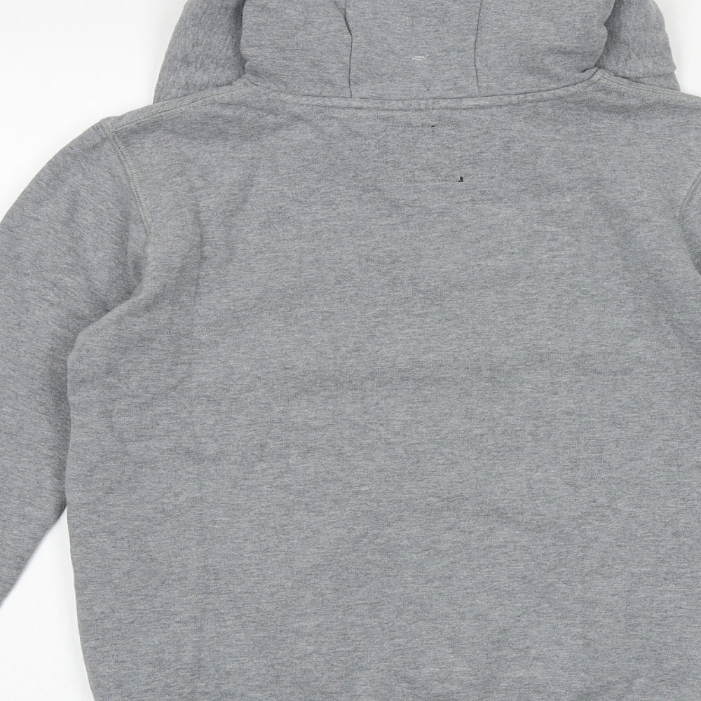 Firetrap Boys Grey Cotton Pullover Hoodie Size 11-12 Years Pullover