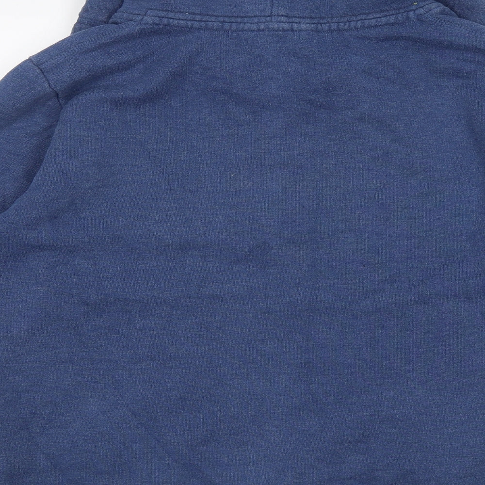 Superdry Womens Blue Cotton Pullover Hoodie Size XL Pullover