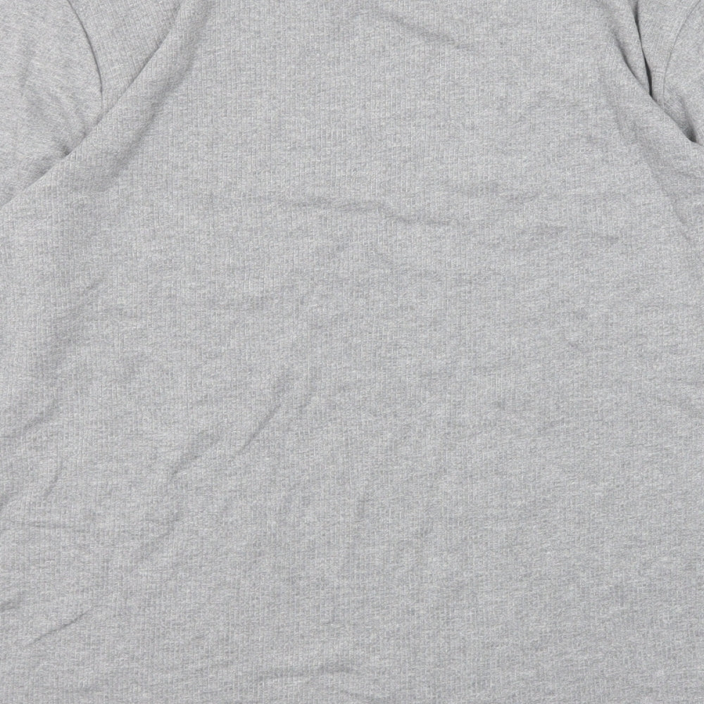 Marks and Spencer Mens Grey Cotton Pullover Sweatshirt Size L