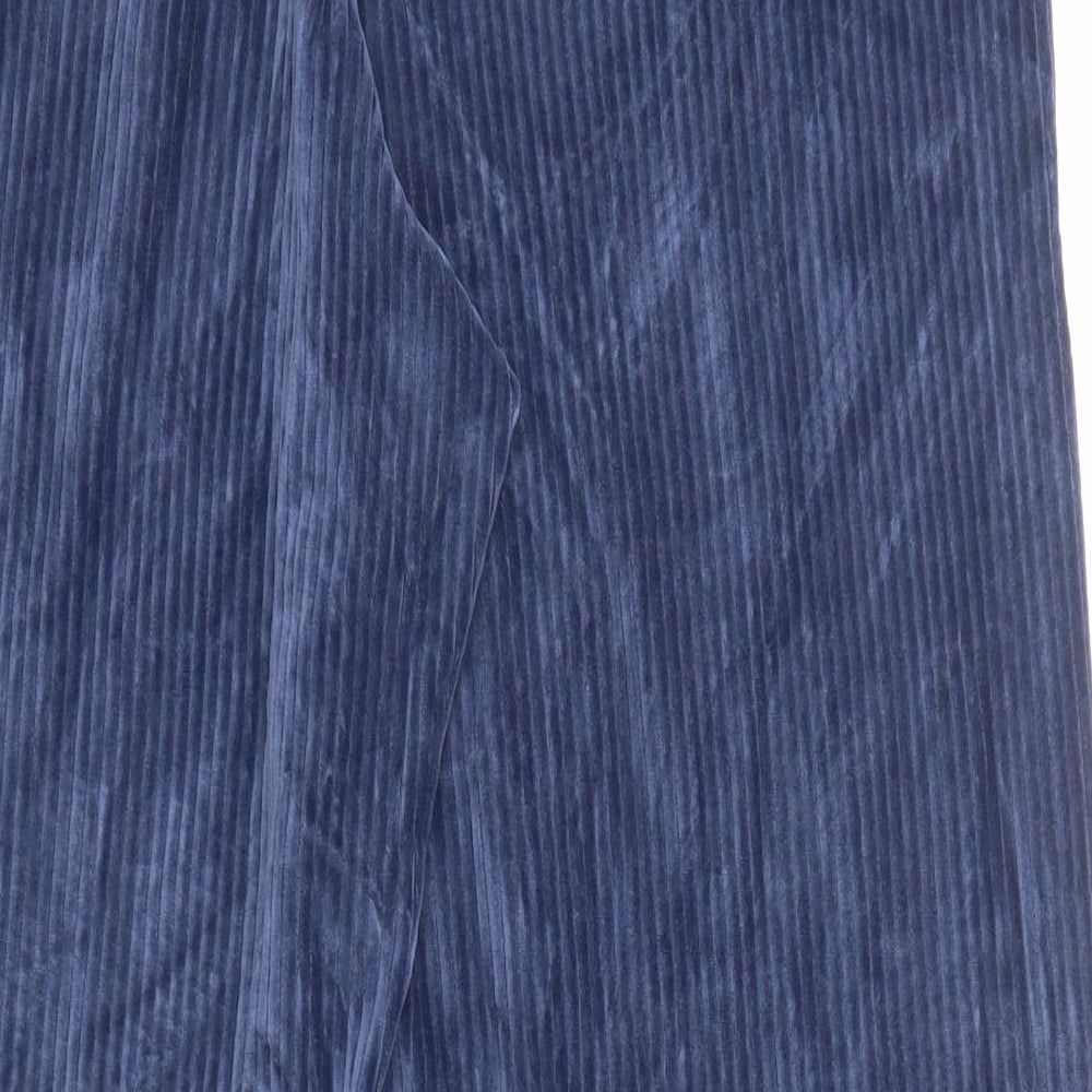 NRBY Womens Blue Cotton Trousers Size M Regular