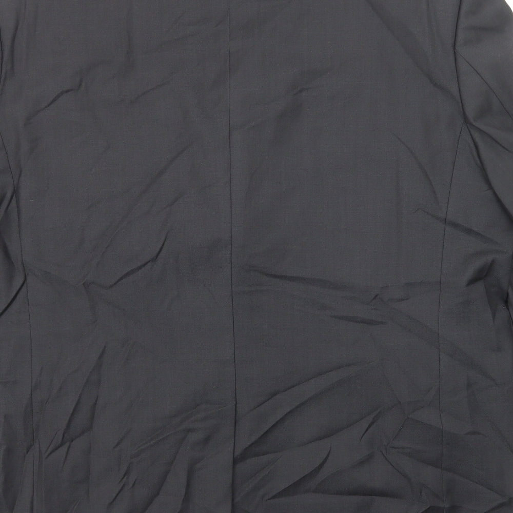 Marks and Spencer Mens Grey Wool Jacket Suit Jacket Size 46 Regular