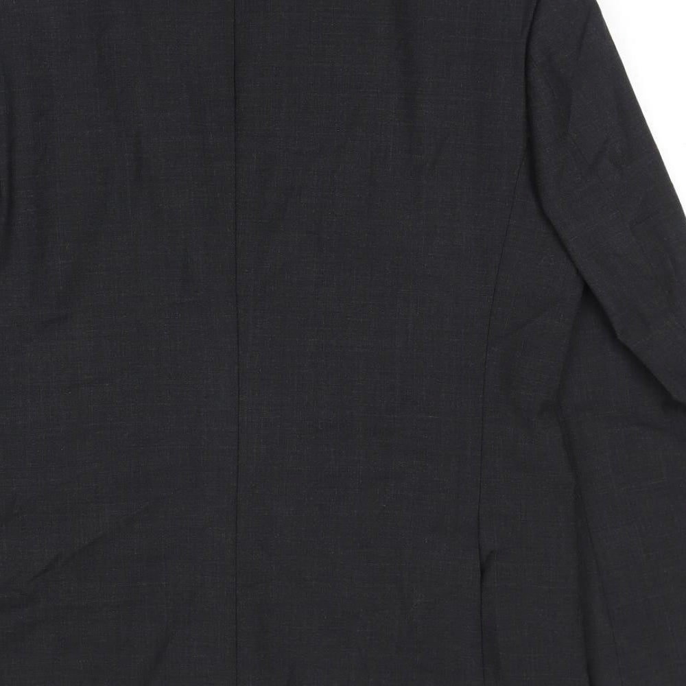 Marks and Spencer Mens Grey Wool Jacket Suit Jacket Size 38 Regular