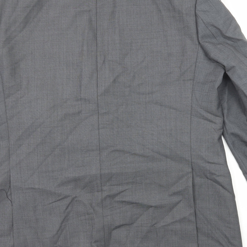 Marks and Spencer Mens Grey Wool Jacket Suit Jacket Size 44 Regular
