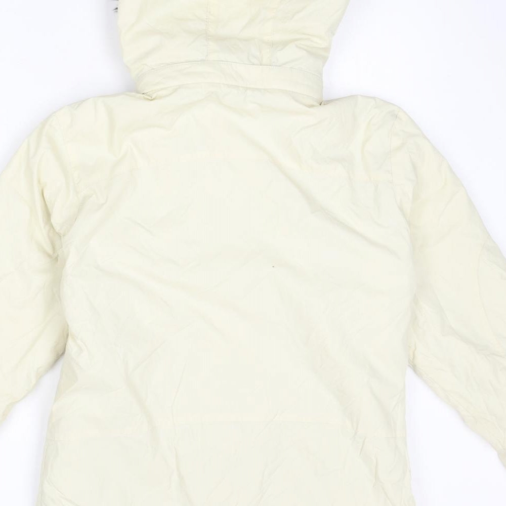 Helly Hansen Girls Ivory Windbreaker Jacket Size 12 Years Zip