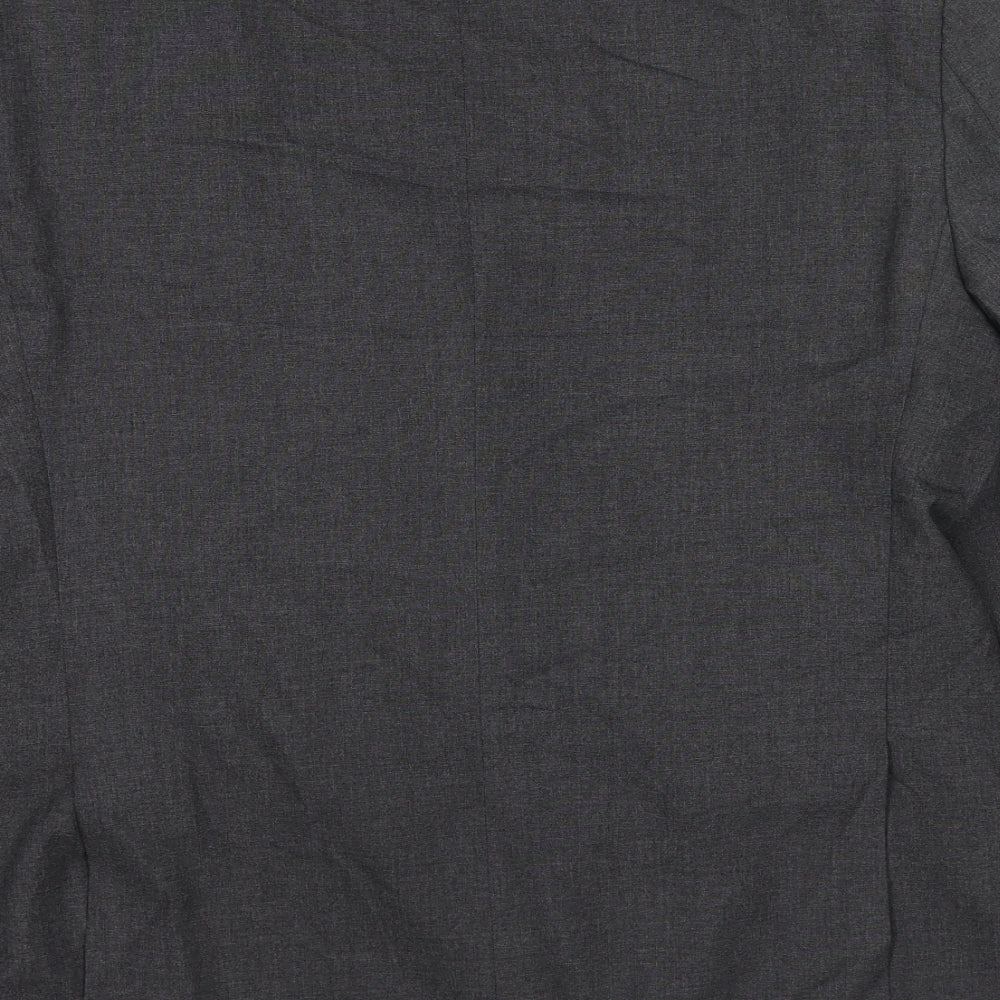 Marks and Spencer Mens Grey Polyester Jacket Suit Jacket Size 42 Regular