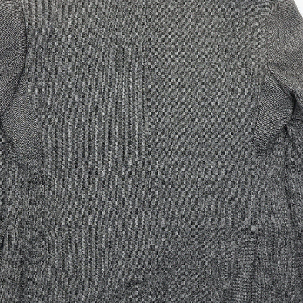 Marks and Spencer Mens Grey Wool Jacket Suit Jacket Size 42 Regular