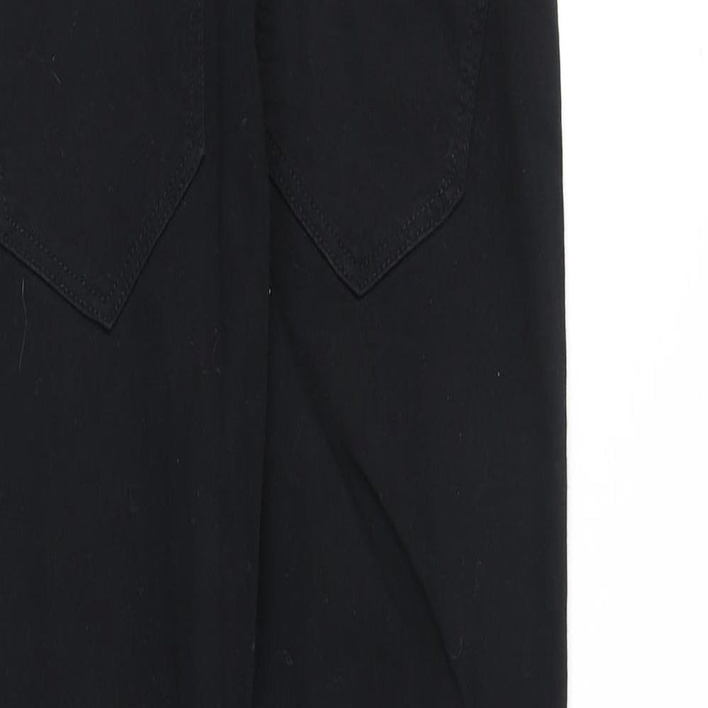 H&M Womens Black Cotton Skinny Jeans Size S Regular