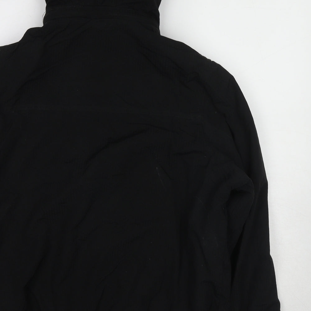 Blue Inc Mens Black Jacket Size XL Zip