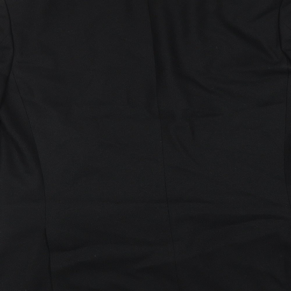 Ritex Mens Black Wool Jacket Blazer Size 44 Regular