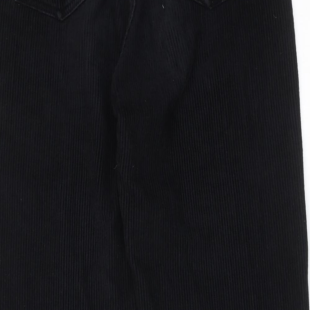 BDG Womens Black Cotton Trousers Size 27 in L32 in Regular Zip