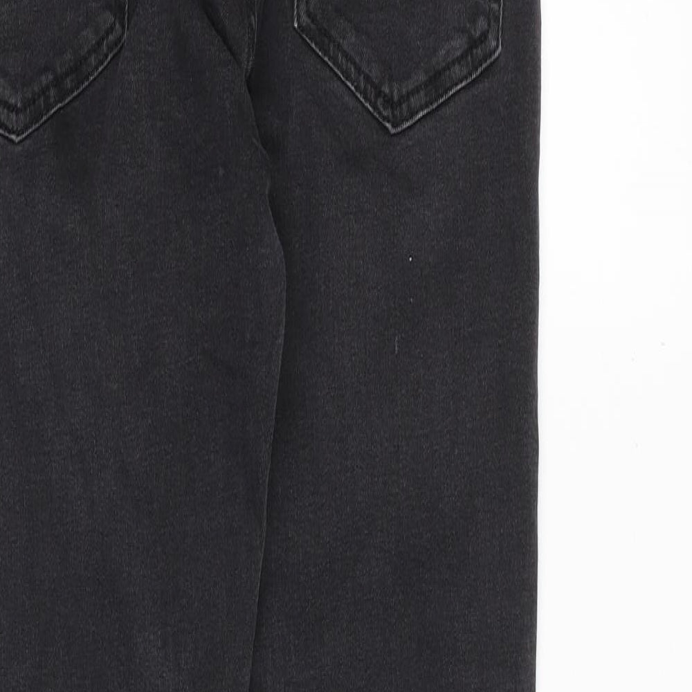 Topman Mens Grey Cotton Skinny Jeans Size 30 in L32 in Slim Zip