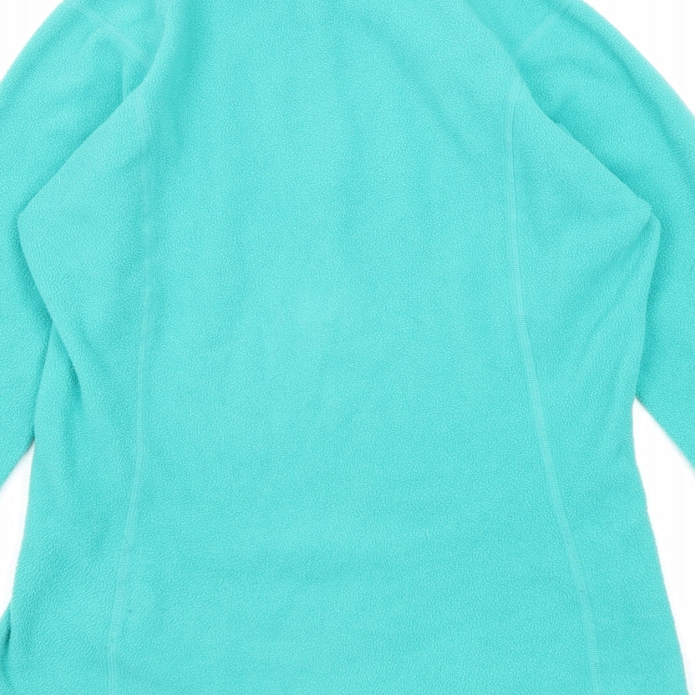 Kathmandu Womens Green Polyester Pullover Sweatshirt Size 6 Zip