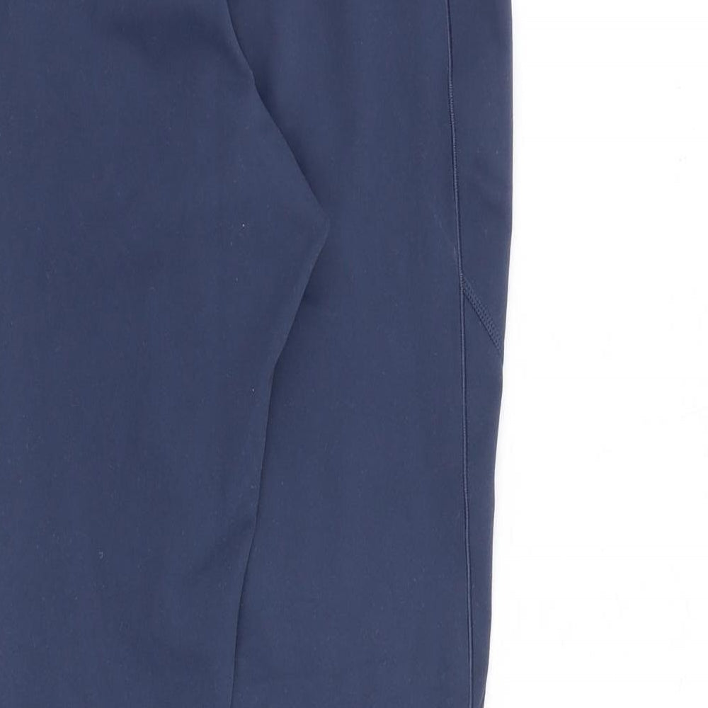 Uniqlo Womens Blue Polyester Carrot Leggings Size S L27 in Regular