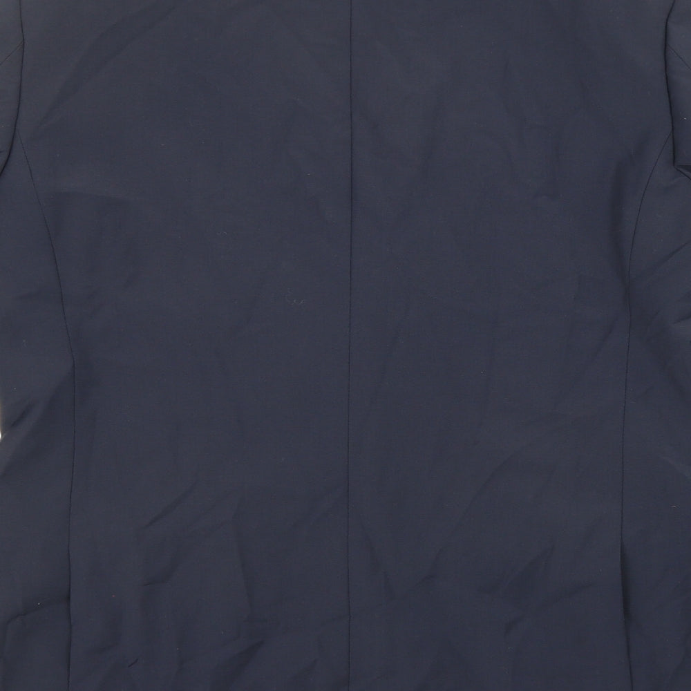 Marks and Spencer Mens Blue Wool Jacket Suit Jacket Size 40 Regular