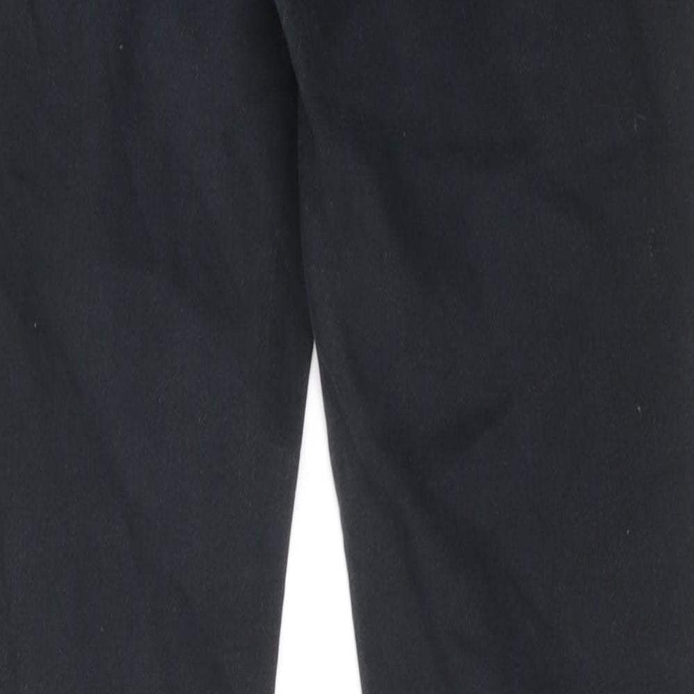 NEXT Womens Black Cotton Skinny Jeans Size 8 L29 in Regular Zip