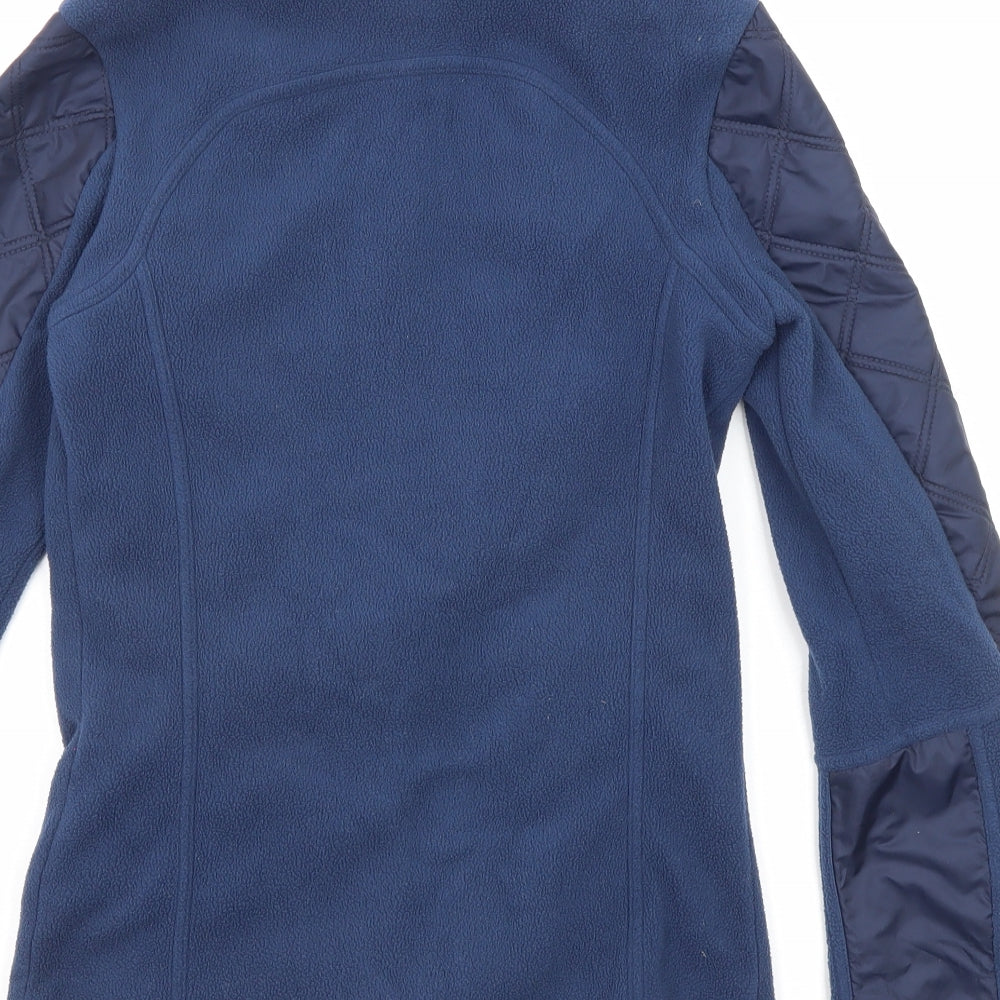 DECATHLON Womens Blue Windbreaker Jacket Size XS Zip