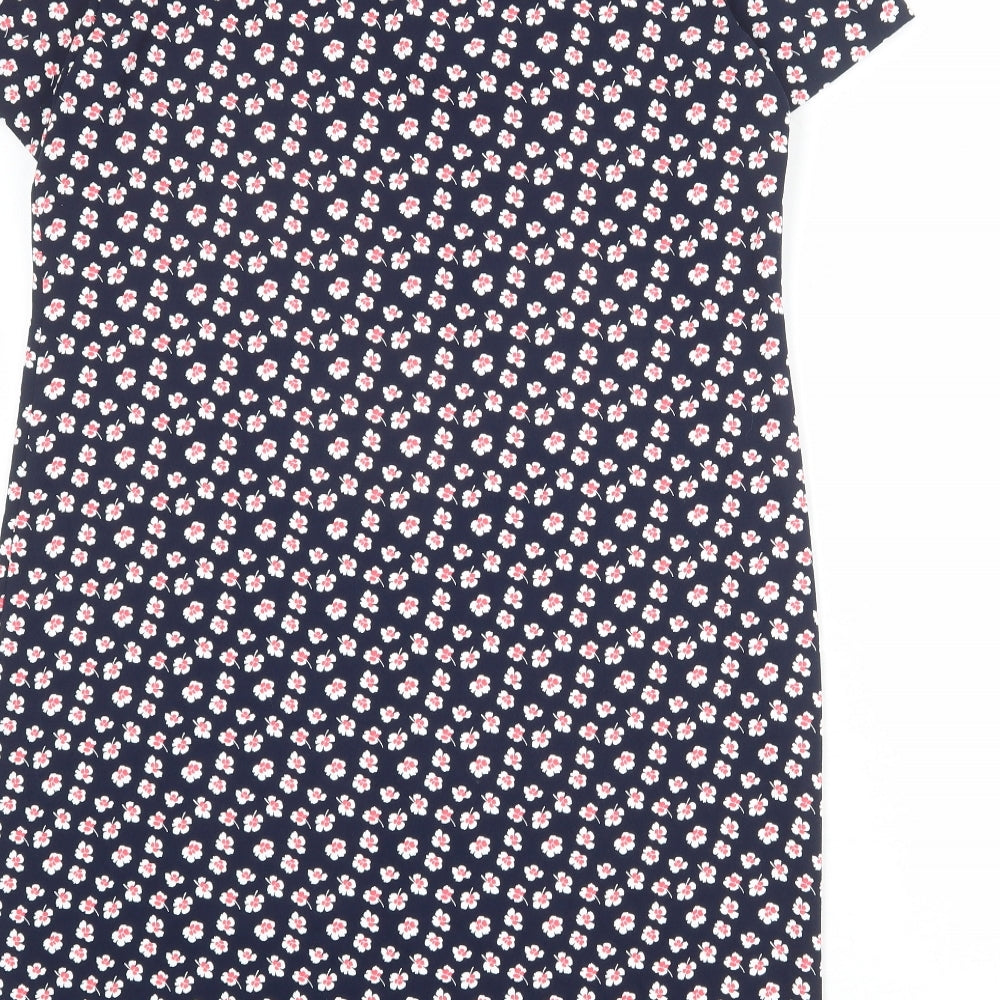 Select Womens Multicoloured Floral Polyester Sheath Size 12 V-Neck Pullover