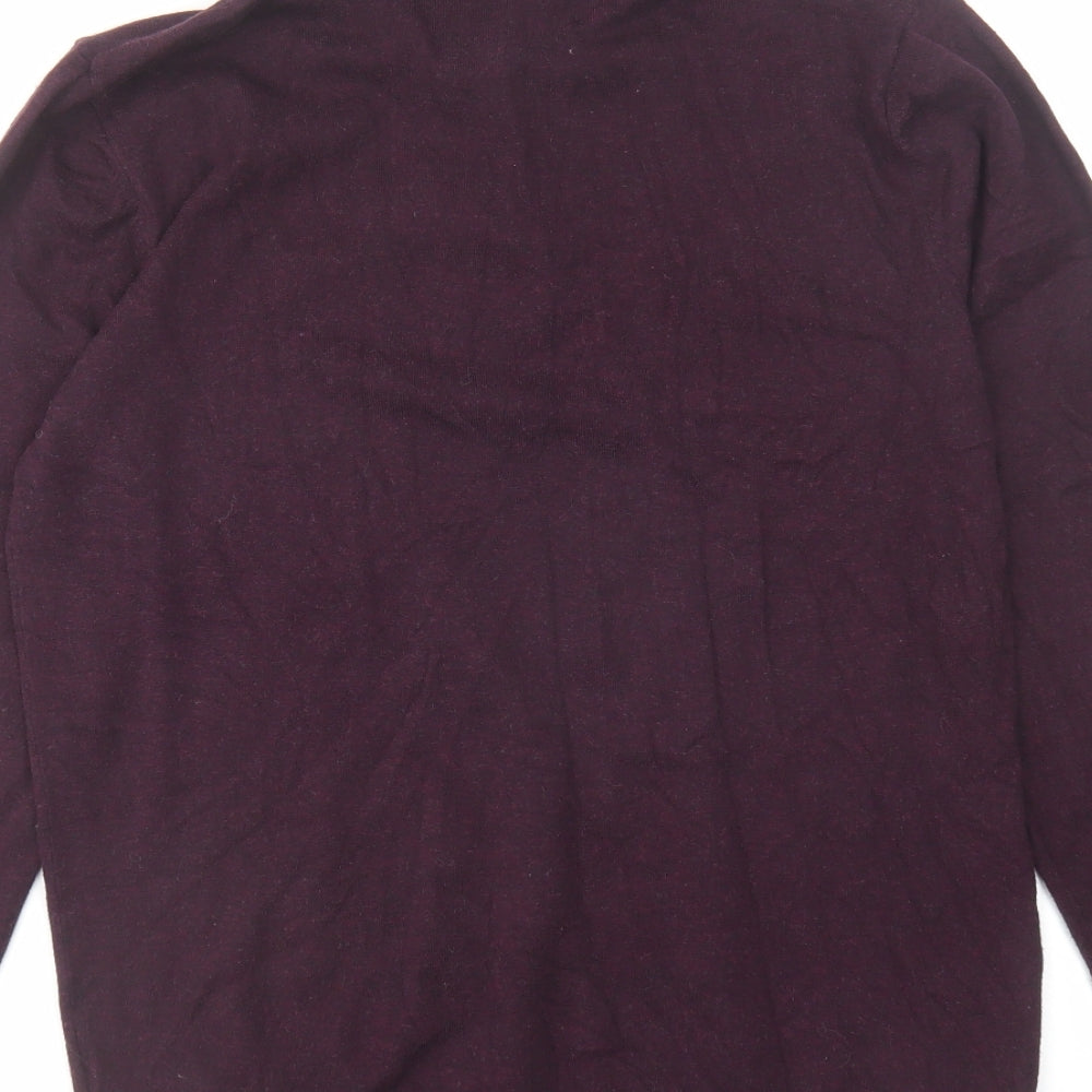 NEXT Mens Red Cotton Polo Size M Collared Button