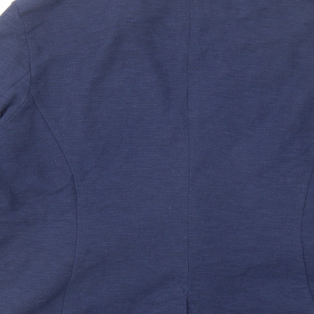 New Look Womens Blue Jacket Size 16 Button
