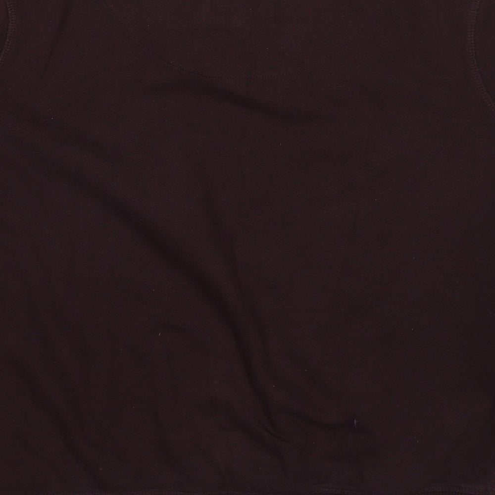 White Stuff Womens Brown Cotton Pullover Sweatshirt Size 12 Pullover