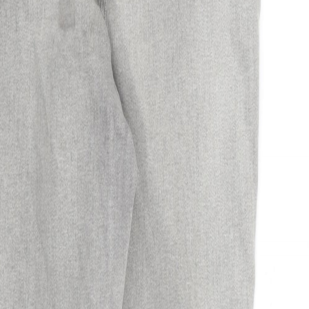 Marks and Spencer Womens Grey Cotton Skinny Jeans Size 12 L28 in Slim Zip