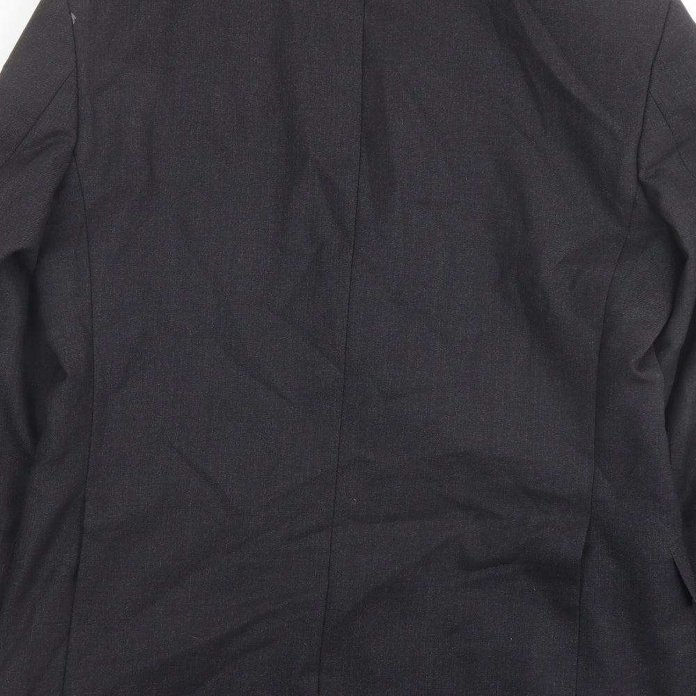 Marks and Spencer Mens Grey Wool Jacket Suit Jacket Size 38 Regular