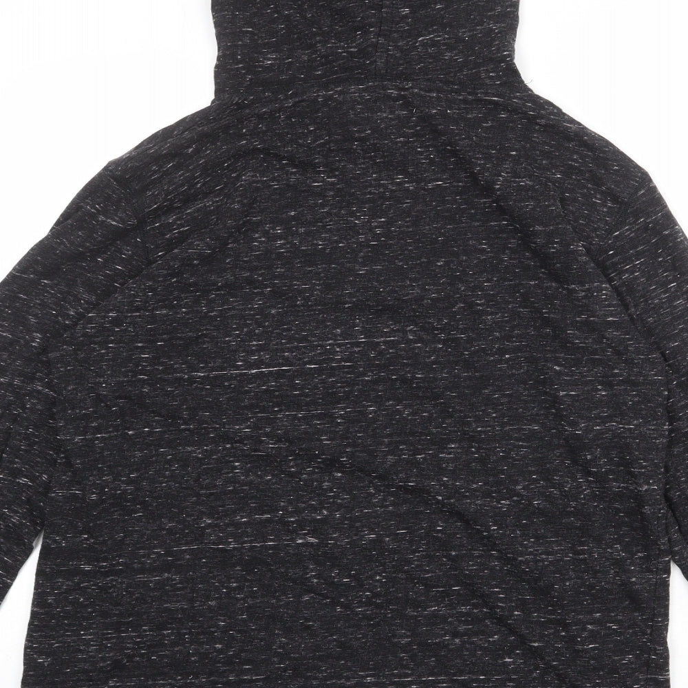 Esprit Womens Black Cotton Pullover Hoodie Size XL Pullover