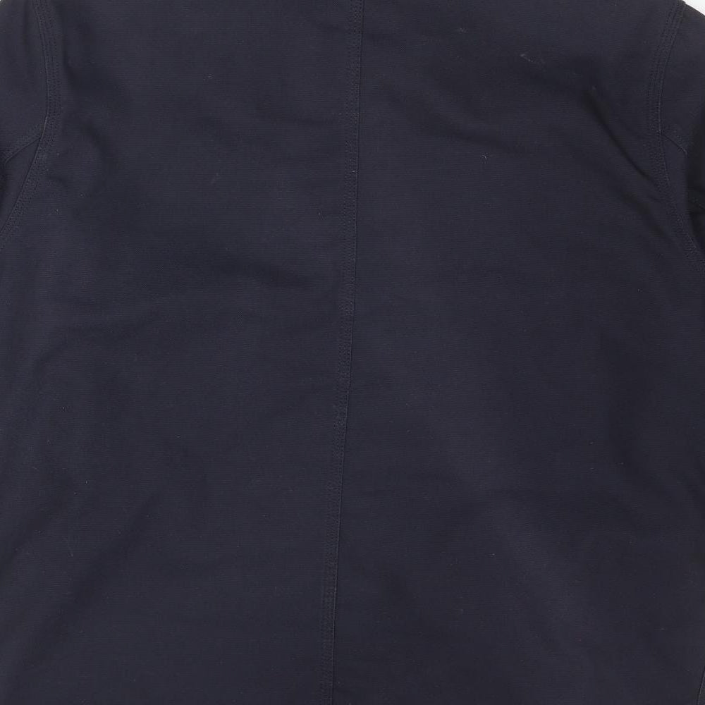 Carhartt Mens Blue Jacket Size L Zip