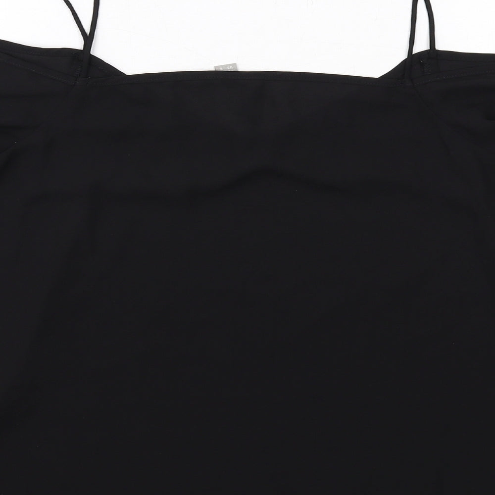 ASOS Womens Black Polyester Basic Blouse Size 12 Off the Shoulder