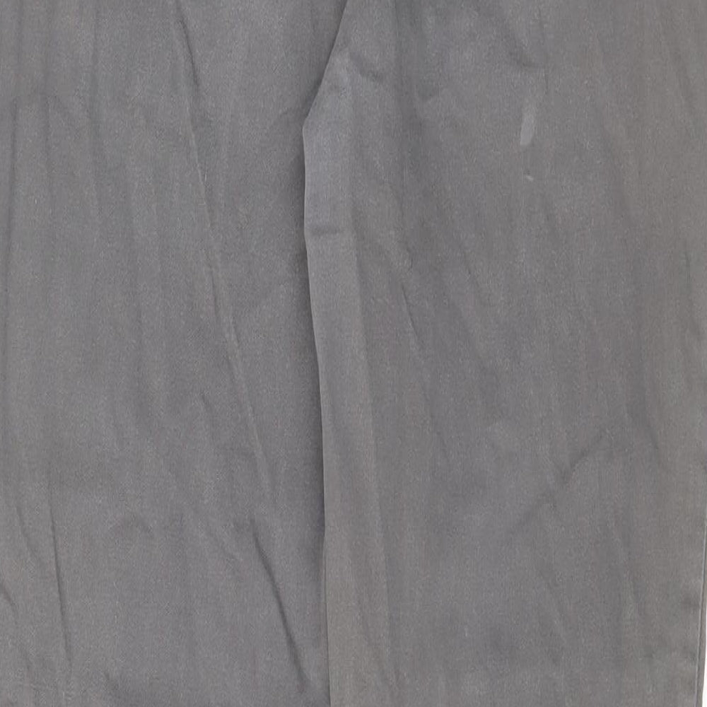 Marks and Spencer Womens Grey Cotton Skinny Jeans Size 12 L30 in Regular Zip