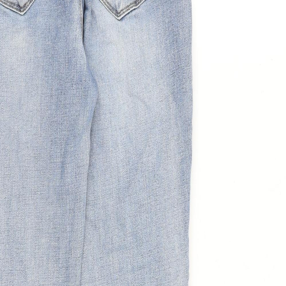 Toxik3 Womens Blue Cotton Skinny Jeans Size 8 L28 in Regular Zip