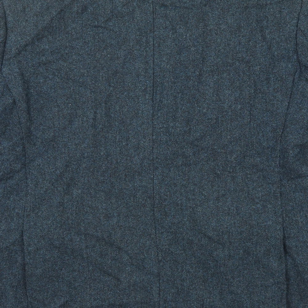 Marks and Spencer Mens Blue Wool Jacket Suit Jacket Size 42 Regular