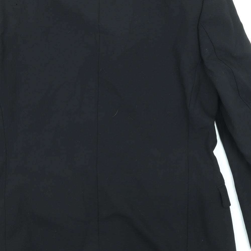 Ted Baker Mens Black Wool Jacket Suit Jacket Size 36 Regular