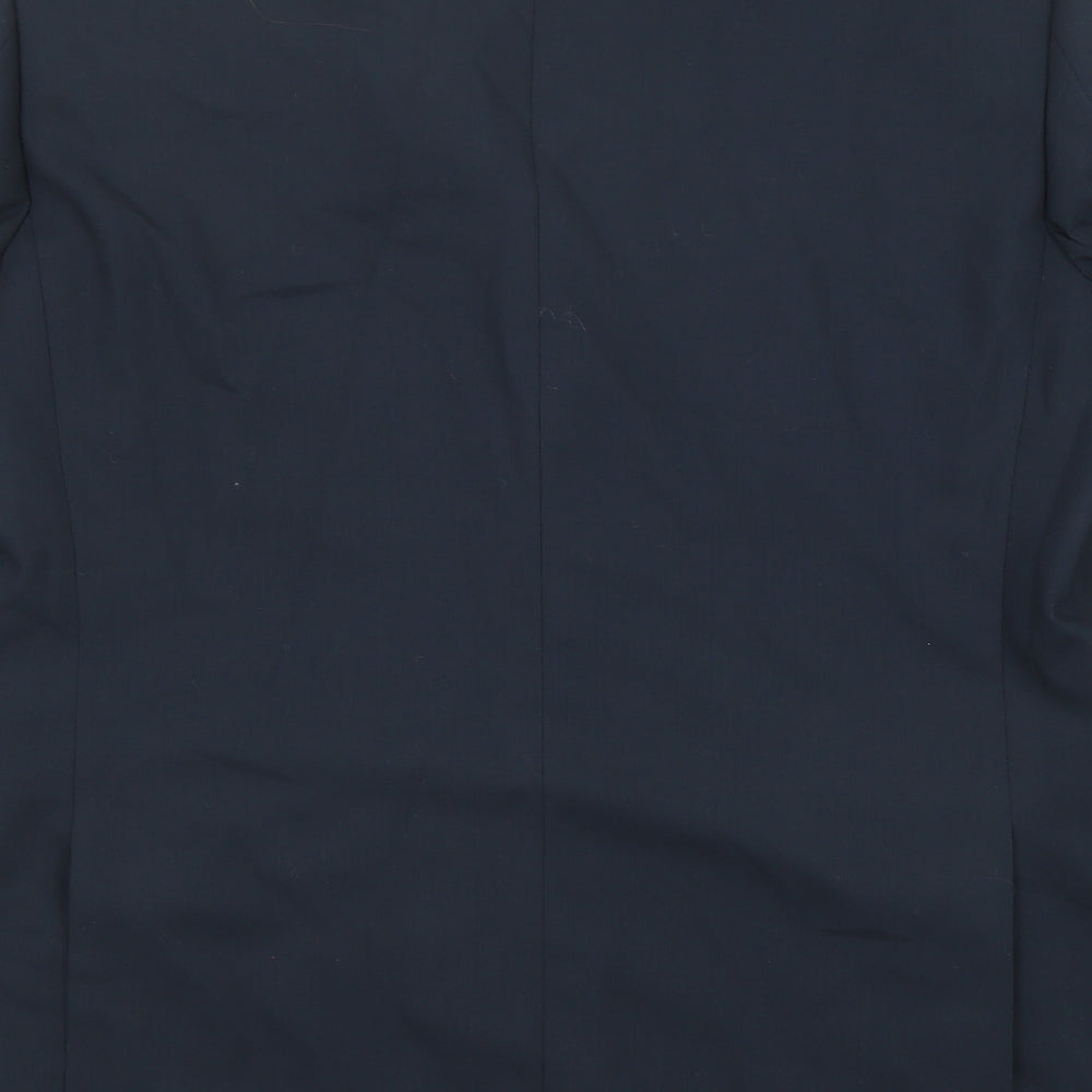 Marks and Spencer Mens Blue Wool Jacket Suit Jacket Size 42 Regular