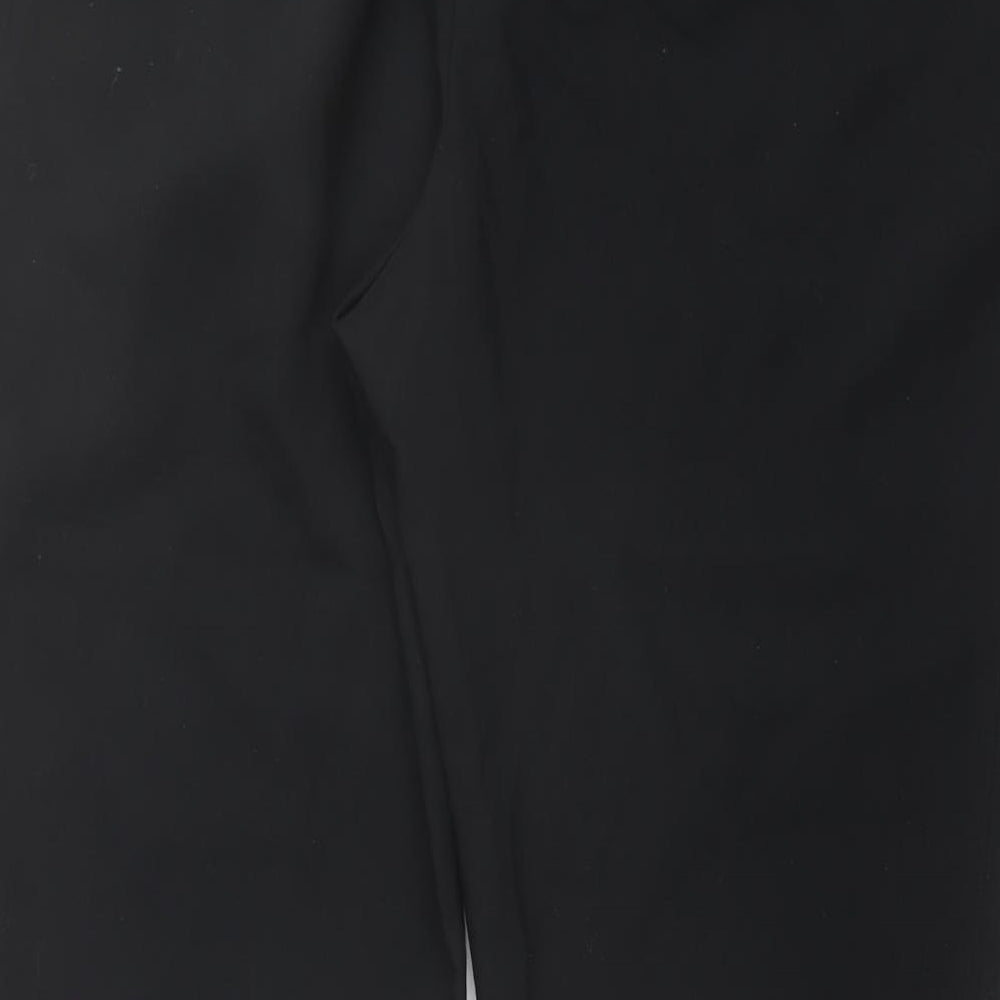 Marks and Spencer Womens Black Polyester Dress Pants Trousers Size 20 L28 in Regular Button