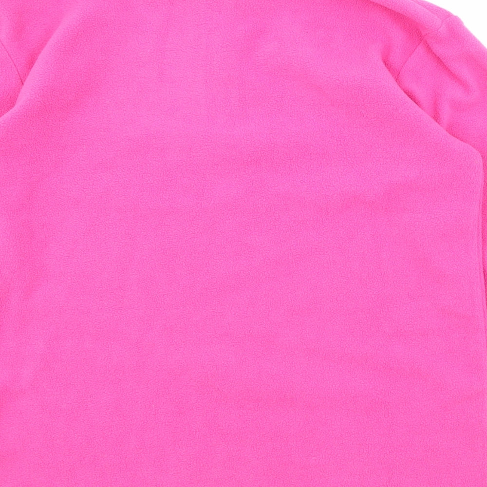 Freedom Trail Womens Pink Polyester Pullover Sweatshirt Size 6 Zip