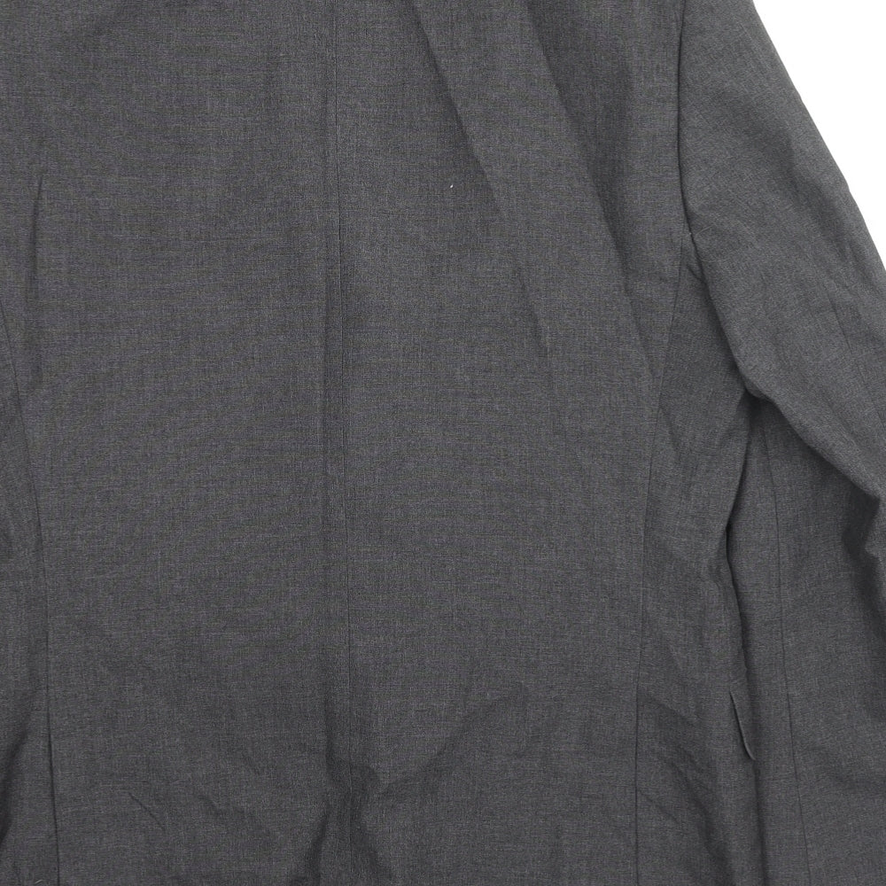 Marks and Spencer Mens Grey Polyester Jacket Suit Jacket Size 40 Regular